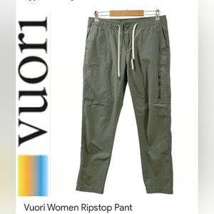 Women's Vuori Army Green Casual Pants S